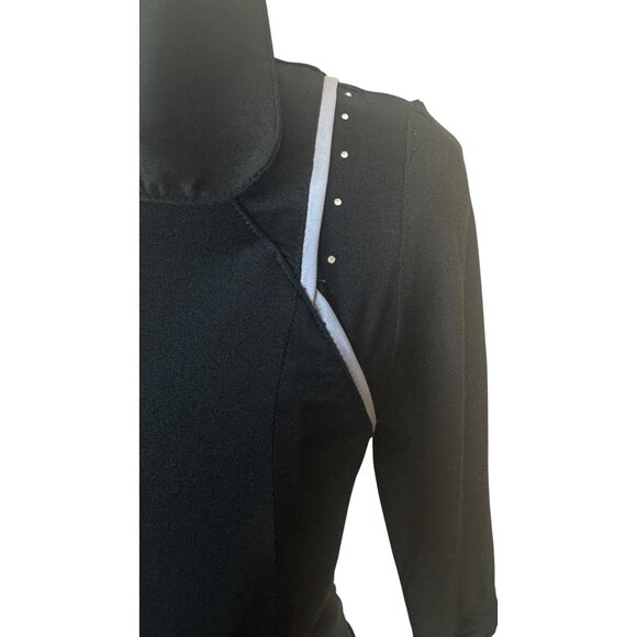 2/$30 NWT Swingdish Women’s Medium Golf Polo 3/4 Sleeve Black - Picture 5 of 16